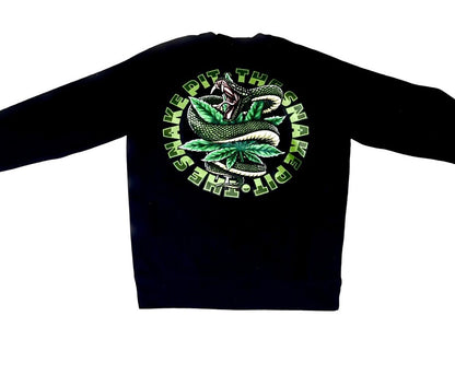 Green leaf sweater